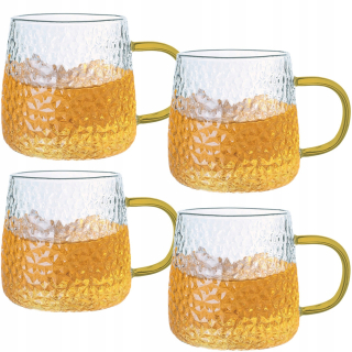 Pohár na kokteily - MG Home poháre na kávu a čaj 350 ml 4 ks.
